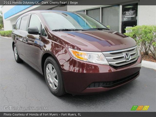 2011 Honda Odyssey LX in Dark Cherry Pearl