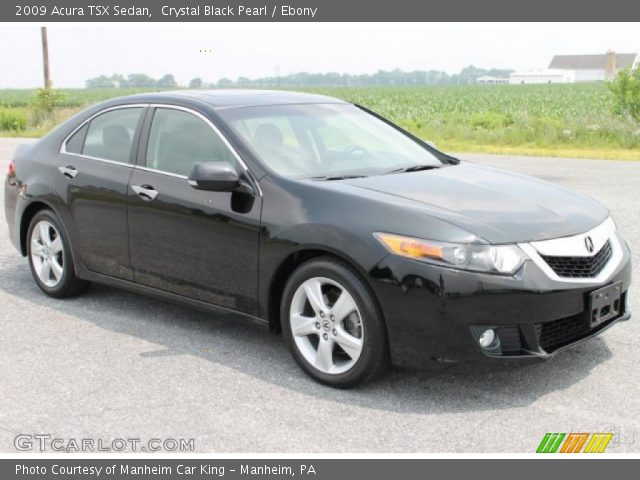 2009 Acura TSX Sedan in Crystal Black Pearl