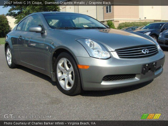2007 Infiniti G 35 Coupe in Diamond Graphite Metallic