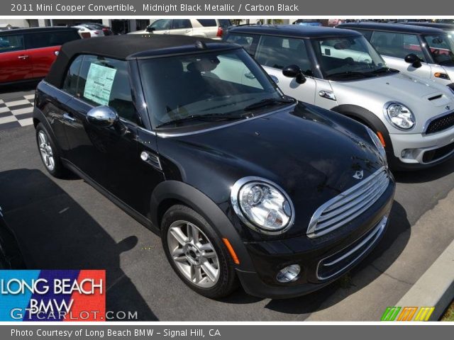 2011 Mini Cooper Convertible in Midnight Black Metallic