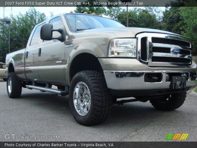 2007 Ford F350 Super Duty XLT Crew Cab 4x4 in Arizona Beige Metallic