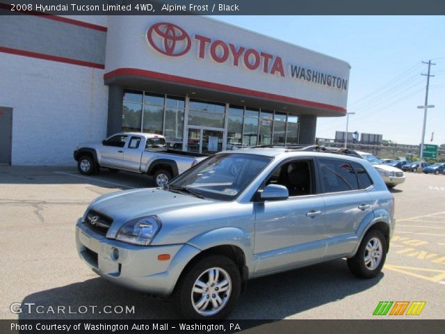 2008 Hyundai Tucson Limited 4WD in Alpine Frost