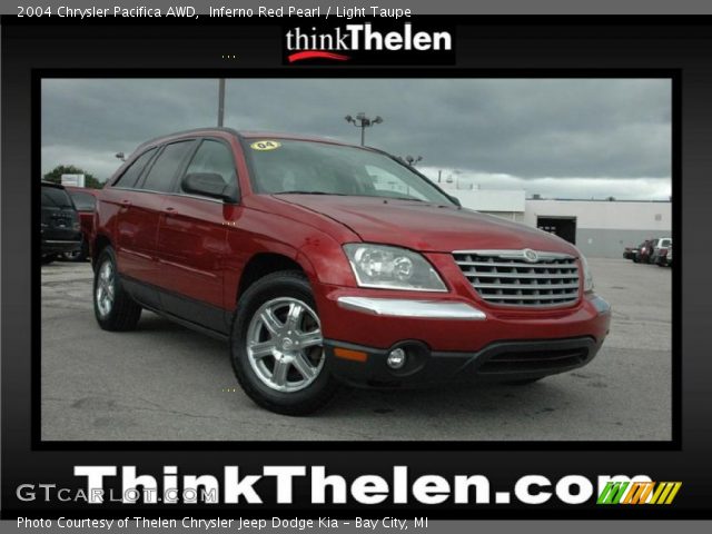 2004 Chrysler Pacifica AWD in Inferno Red Pearl