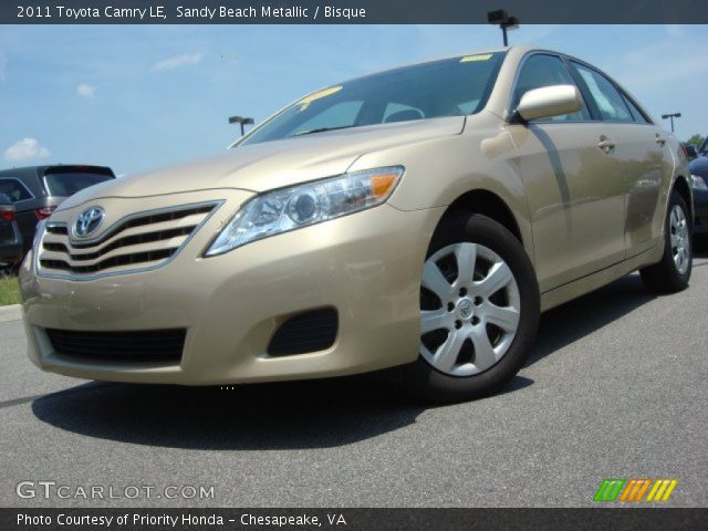 2011 Toyota Camry LE in Sandy Beach Metallic