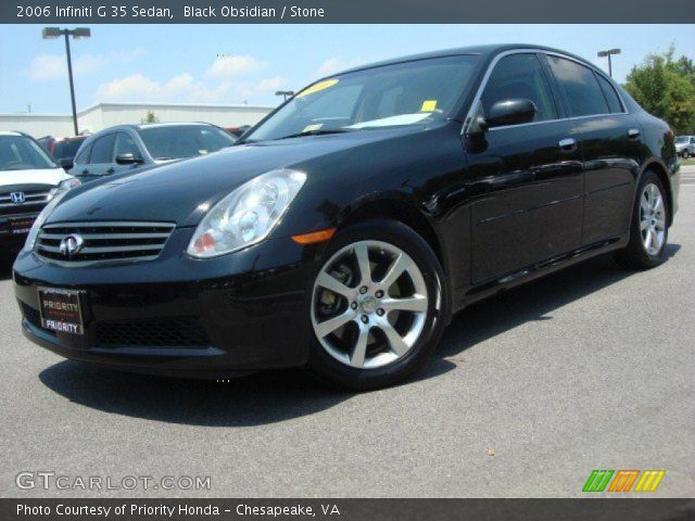 2006 Infiniti G 35 Sedan in Black Obsidian