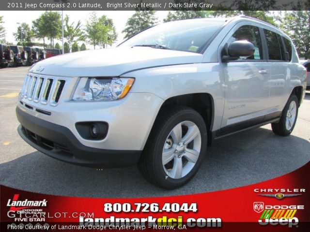 2011 Jeep Compass 2.0 Latitude in Bright Silver Metallic