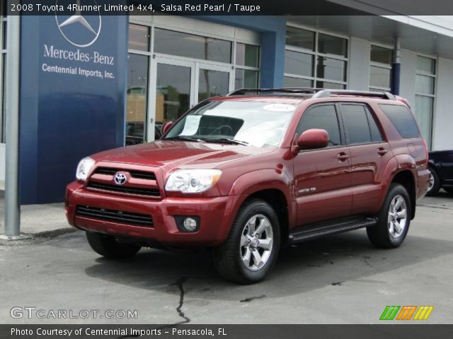 2008 Toyota 4Runner Limited 4x4 in Salsa Red Pearl