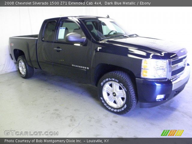 2008 Chevrolet Silverado 1500 Z71 Extended Cab 4x4 in Dark Blue Metallic