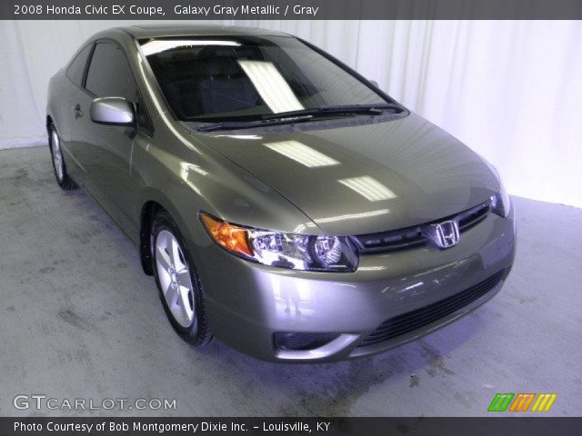 2008 Honda Civic EX Coupe in Galaxy Gray Metallic