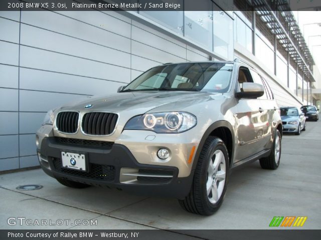 2008 BMW X5 3.0si in Platinum Bronze Metallic