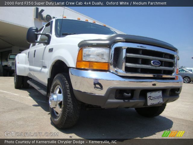 2000 Ford F350 Super Duty Lariat Crew Cab 4x4 Dually in Oxford White