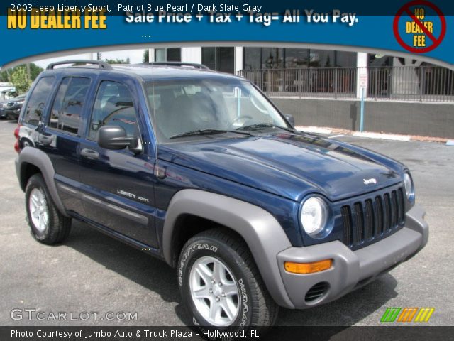 2003 Jeep Liberty Sport in Patriot Blue Pearl