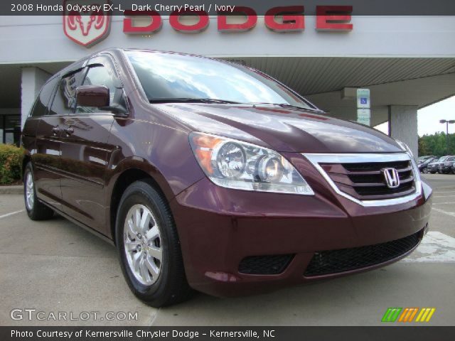 2008 Honda Odyssey EX-L in Dark Cherry Pearl