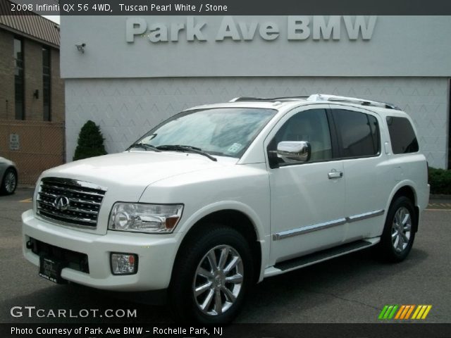 2008 Infiniti QX 56 4WD in Tuscan Pearl White