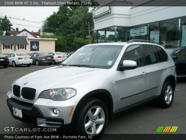 2008 BMW X5 3.0si in Titanium Silver Metallic