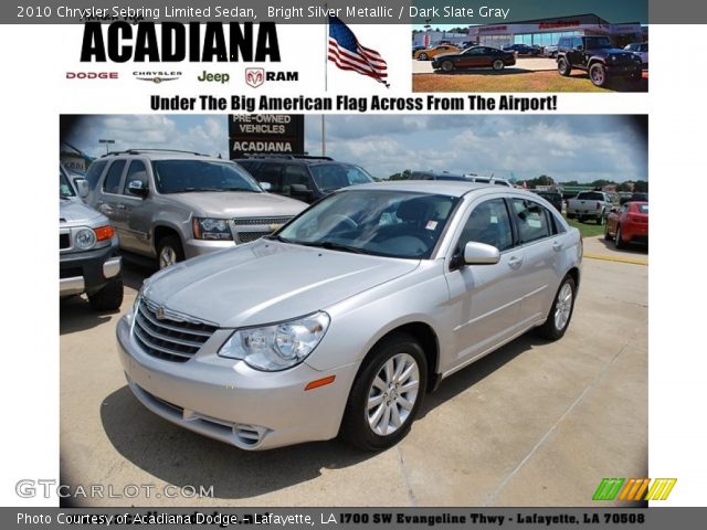 2010 Chrysler Sebring Limited Sedan in Bright Silver Metallic