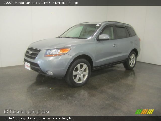 2007 Hyundai Santa Fe SE 4WD in Silver Blue
