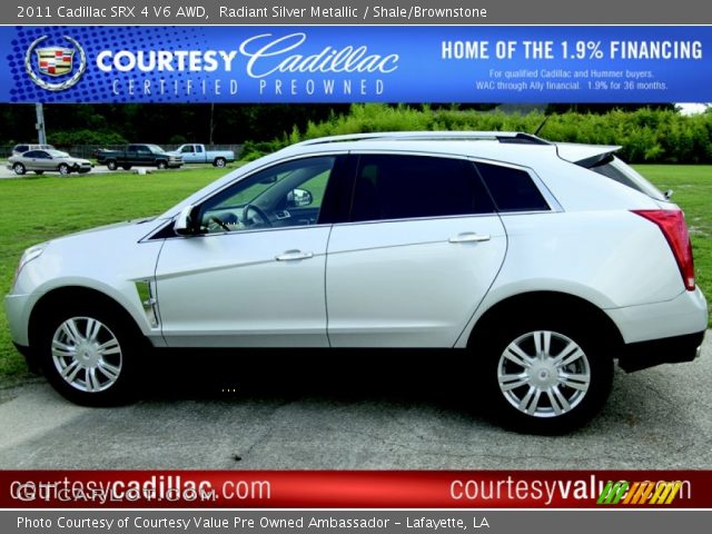 2011 Cadillac SRX 4 V6 AWD in Radiant Silver Metallic