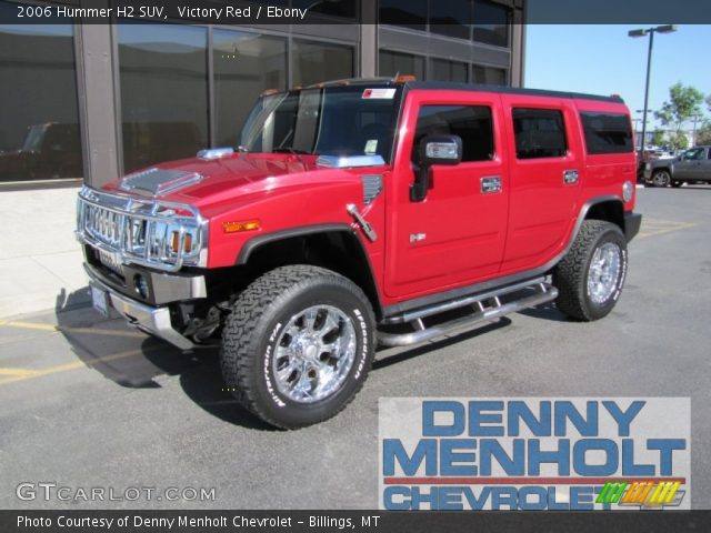 2006 Hummer H2 SUV in Victory Red