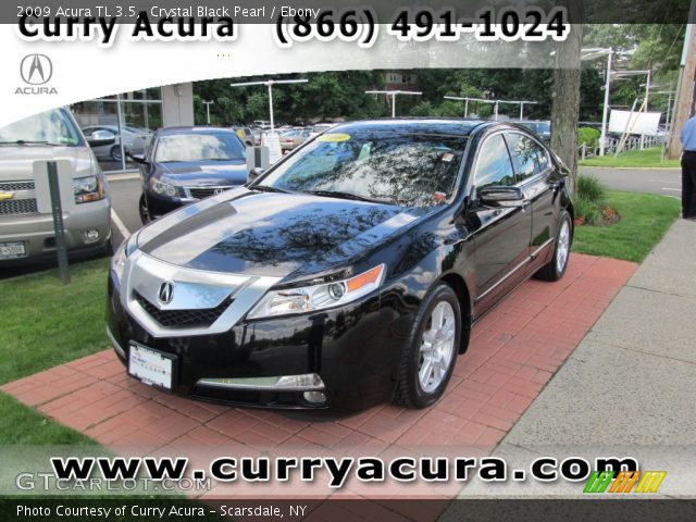 2009 Acura TL 3.5 in Crystal Black Pearl
