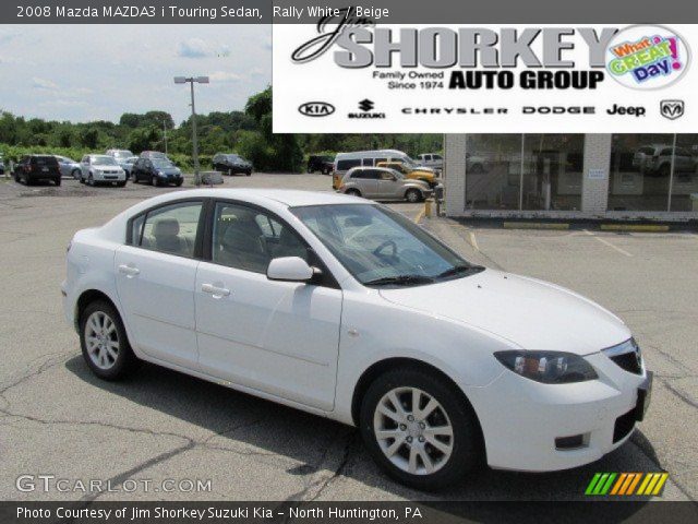 2008 Mazda MAZDA3 i Touring Sedan in Rally White