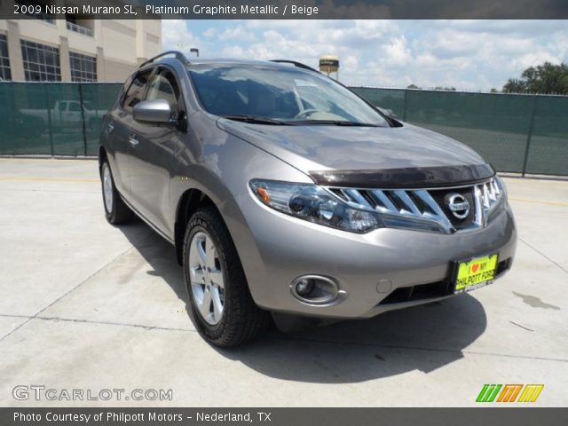 2009 Nissan Murano SL in Platinum Graphite Metallic