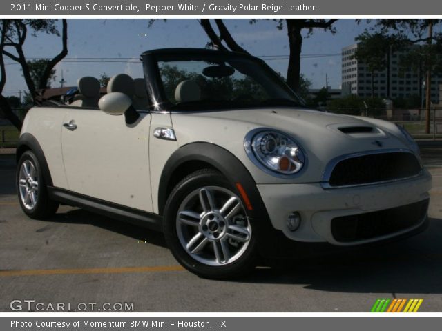 2011 Mini Cooper S Convertible in Pepper White