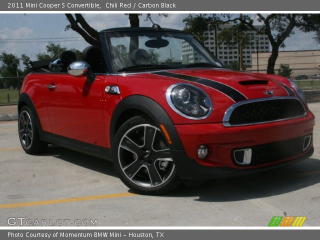 2011 Mini Cooper S Convertible in Chili Red