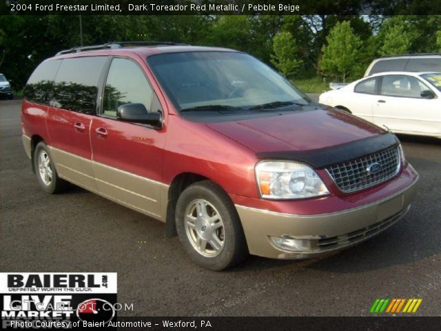 2004 Ford Freestar Limited in Dark Toreador Red Metallic