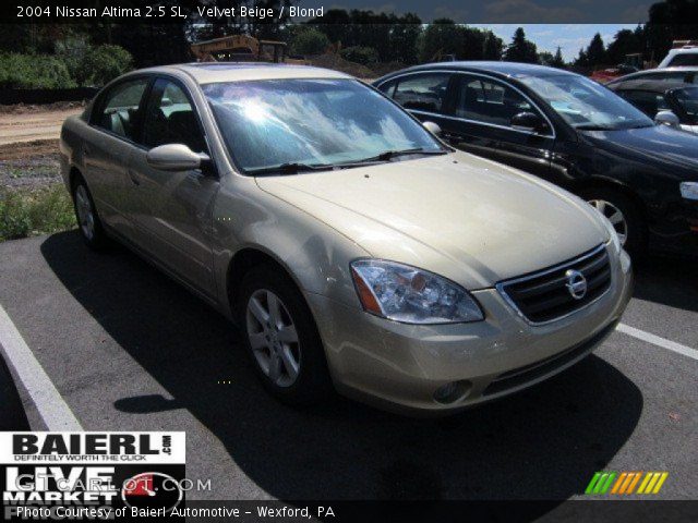 2004 Nissan Altima 2.5 SL in Velvet Beige
