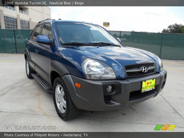 2008 Hyundai Tucson SE in Nautical Blue