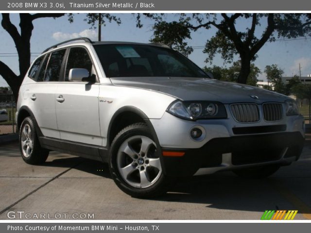 2008 BMW X3 3.0si in Titanium Silver Metallic