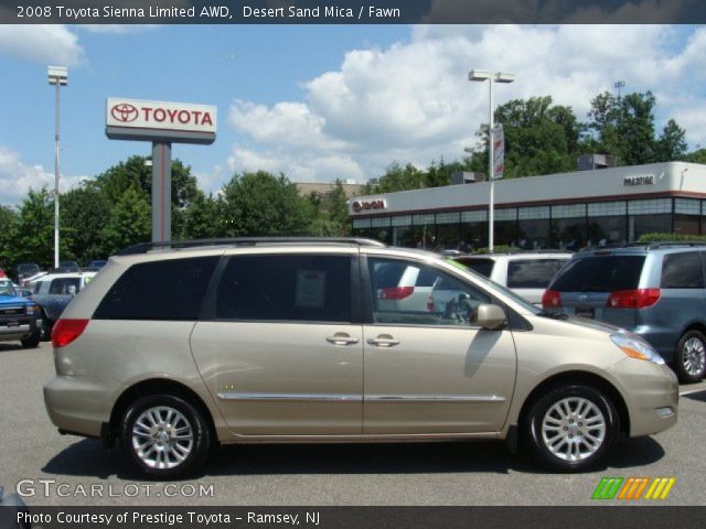 2008 Toyota Sienna Limited AWD in Desert Sand Mica