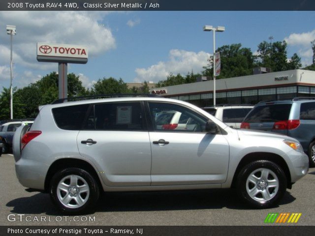 2008 Toyota RAV4 4WD in Classic Silver Metallic