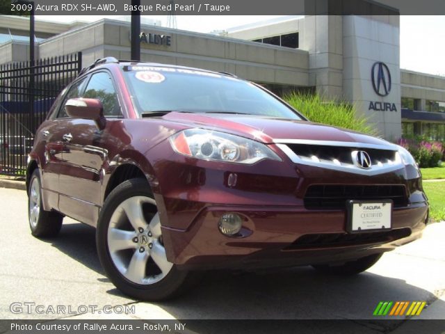 2009 Acura RDX SH-AWD in Basque Red Pearl