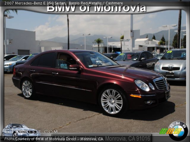 2007 Mercedes-Benz E 350 Sedan in Barolo Red Metallic