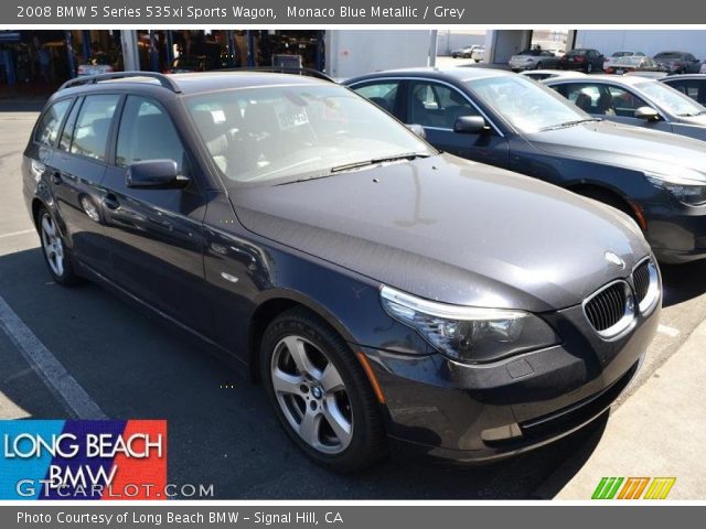 2008 BMW 5 Series 535xi Sports Wagon in Monaco Blue Metallic