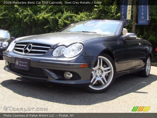 2008 Mercedes-Benz CLK 550 Cabriolet in Steel Grey Metallic