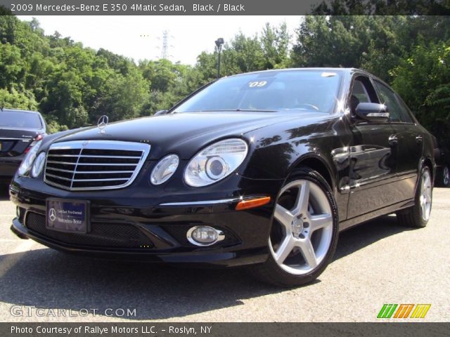 2009 Mercedes-Benz E 350 4Matic Sedan in Black