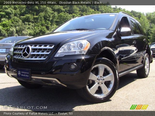 2009 Mercedes-Benz ML 350 4Matic in Obsidian Black Metallic