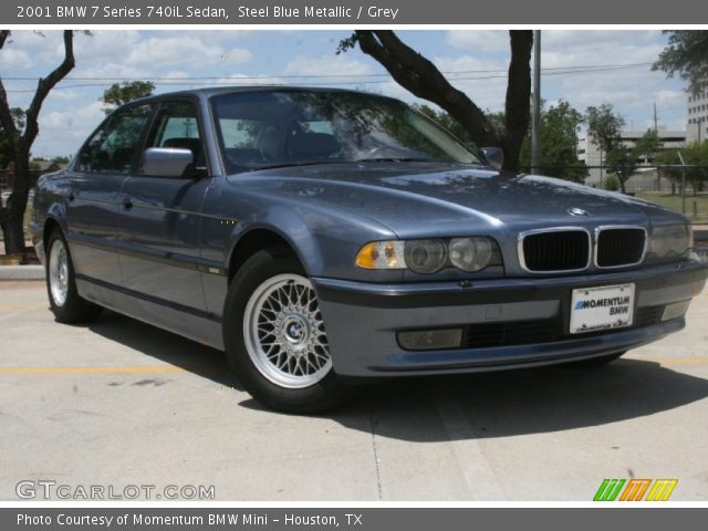 2001 BMW 7 Series 740iL Sedan in Steel Blue Metallic