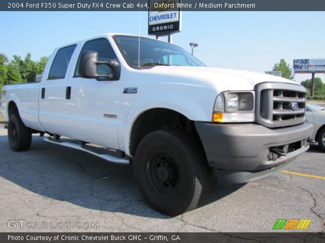 2004 Ford F350 Super Duty FX4 Crew Cab 4x4 in Oxford White