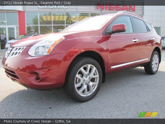 2011 Nissan Rogue SL in Cayenne Red