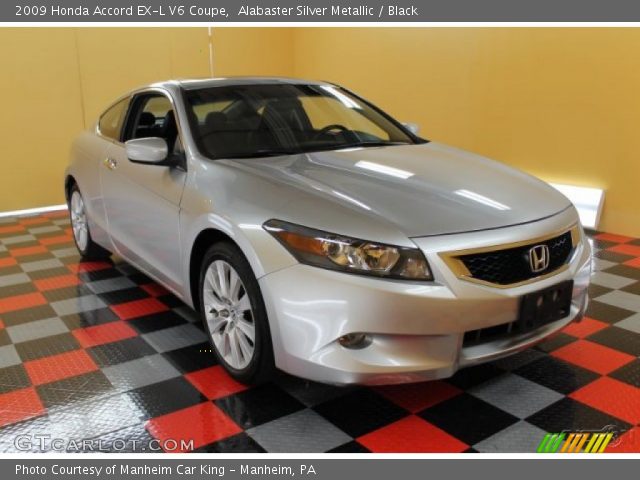 2009 Honda Accord EX-L V6 Coupe in Alabaster Silver Metallic