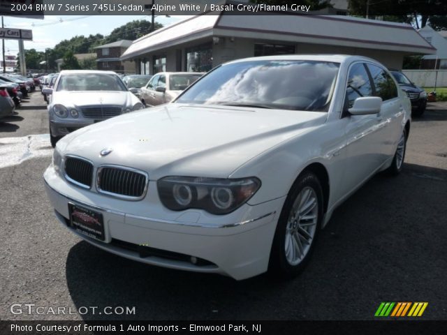 2004 BMW 7 Series 745Li Sedan in Alpine White