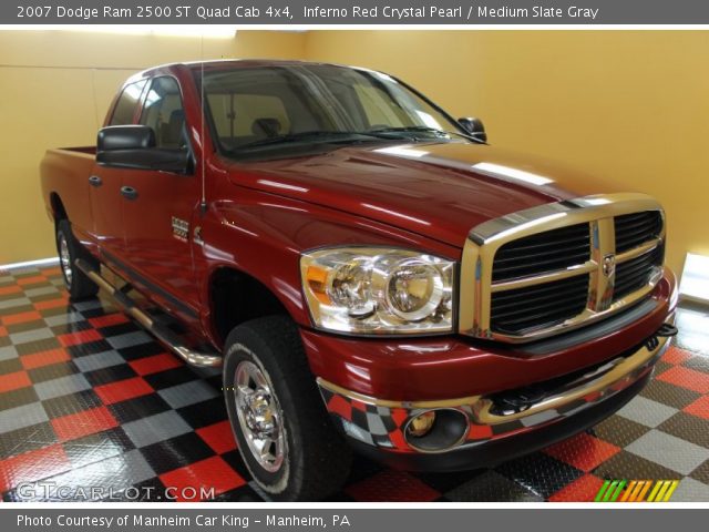 2007 Dodge Ram 2500 ST Quad Cab 4x4 in Inferno Red Crystal Pearl