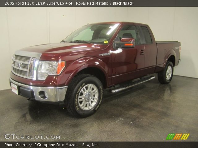 2009 Ford F150 Lariat SuperCab 4x4 in Royal Red Metallic