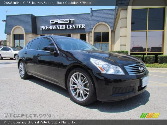 2008 Infiniti G 35 Journey Sedan in Black Obsidian