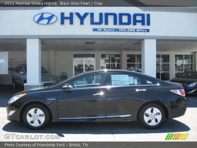 2011 Hyundai Sonata Hybrid in Black Onyx Pearl