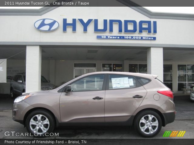2011 Hyundai Tucson GL in Chai Bronze